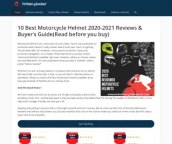 Mrmotorcyclehelmet.com(10 Best Motorcycle HelmetReviews & Buyer's Guide(Read before you buy)) Screenshot