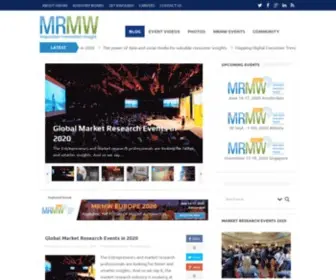 MRMW.net(Leading the Technology Revolution in Market Research) Screenshot