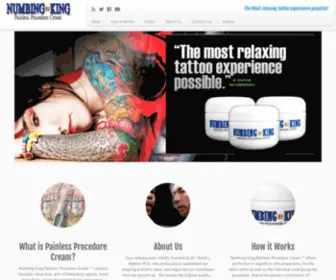 Mrnumb.com(Numbing King Painless Procedure Cream) Screenshot