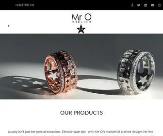 Mroatelier.com(Designer Rodrigo Otazu Sterling silver 925 Mr O diamonds and gold) Screenshot