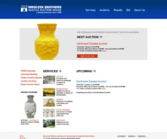 Mroczek.com(Mroczek Brothers Auctioneers) Screenshot