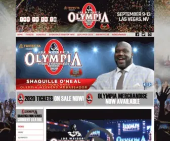Mrolympia.com(Olympia Weekend) Screenshot