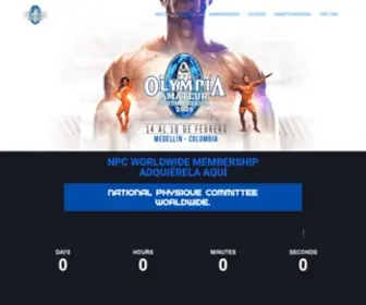 Mrolympiasa.com(Olympia Amateur) Screenshot