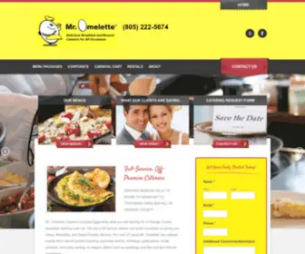 Mromeletteca.com(Catering company) Screenshot