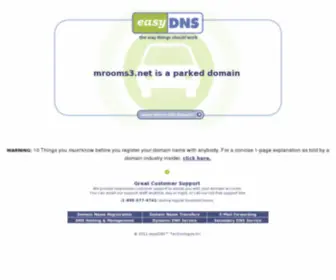 Mrooms3.net(Easydns parked page for) Screenshot