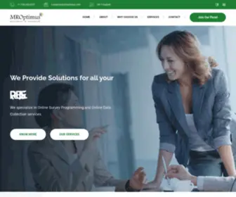 Mroptimus.com(Best Market Research Company) Screenshot