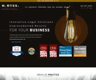 Mrossllc.com(New Jersey Business Attorney) Screenshot