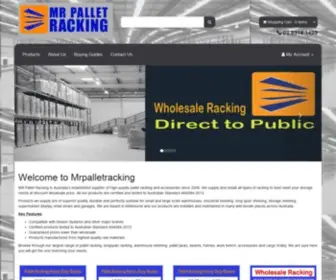 Mrpalletracking.com.au(Mr Pallet Racking Melbourne) Screenshot