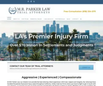 Mrparkerlaw.com(Parker Law) Screenshot