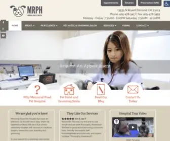 MRPhhome.com(Memorial Road Pet Hospital) Screenshot