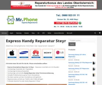 MRphone.at(Mr.Phone Express Handy Reparatur Steyr) Screenshot