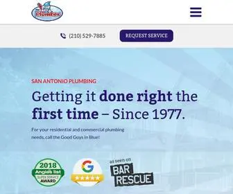 MRplumbersa.com(Plumbing Company in San Antonio) Screenshot