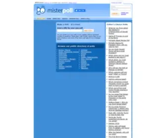 Mrpoll.com(Make Your Own FREE Online Polls) Screenshot