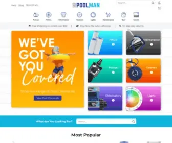 Mrpoolman.com.au(Pool Equipment & Chemical Supplies Online Store) Screenshot