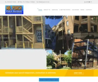 Mrporch.com(Chicago Porch & Deck Builders Since 2008) Screenshot
