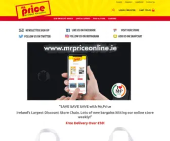 MRpriceonline.ie(SAVE SAVE SAVE with Mr.Price) Screenshot