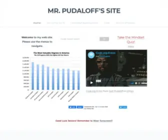 Mrpudaloff.com(Pudaloff's Site) Screenshot