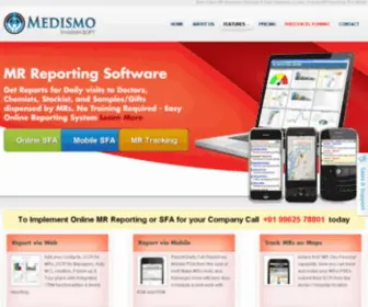 Mrreportingonline.com(MR Reporting Software Online Mobile Reporting System for Medical Representatives) Screenshot