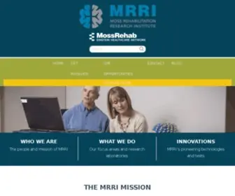 Mrri.org(Moss Rehabilitation Research Institute (MRRI)) Screenshot
