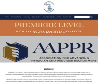 MRRN.org(Michigan Recruitment & Retention Network) Screenshot