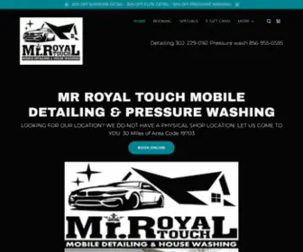 Mrroyaltouchmobiledetailing.com(Auto Detailing) Screenshot