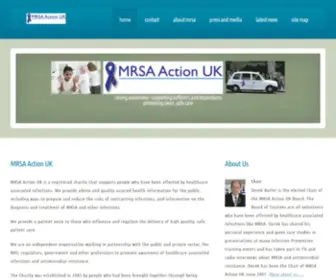 Mrsaactionuk.net(MRSA Action UK) Screenshot