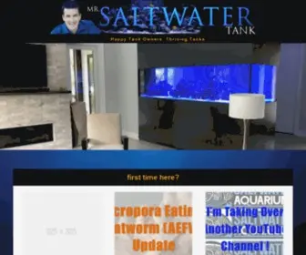 Mrsaltwatertank.com(Mr Saltwater Tank) Screenshot