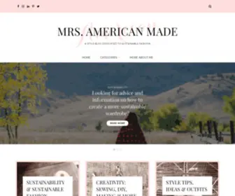 Mrsamericanmade.com(AMERICAN MADE) Screenshot