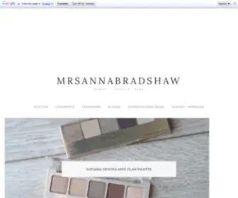 Mrsannabradshaw.com(Beautyblog aus Deutschland) Screenshot