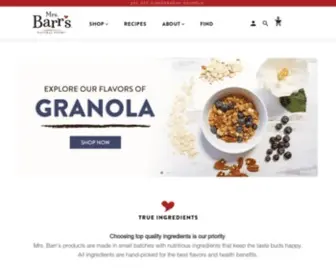 MRsbarrsnaturalfoods.com(Barr's Natural Foods) Screenshot