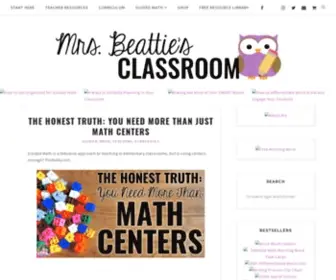 MRsbeattiesclassroom.com(Mrs. Beattie's Classroom) Screenshot