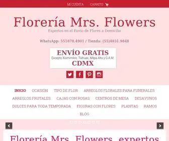MRSflowers.com.mx(Florería Mrs) Screenshot