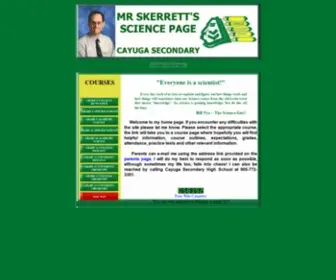 MRskerrett.com(Cayuga secondary high school) Screenshot