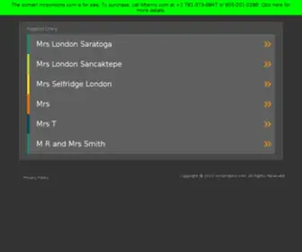 MRslondons.com(MRslondons) Screenshot