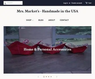 MRsmarkets.com(Mrs. Market’s Handmade Life) Screenshot