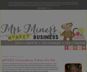 MRsminersmonkeybusiness.com(Miner's Kindergarten Monkey Business) Screenshot