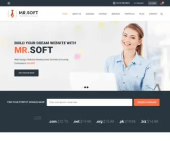 Mrsoft.pk(Pakistan's #1 Web Services Company) Screenshot