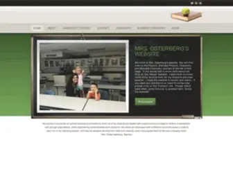Mrsosterberg.com(Mrs. Osterberg's Classroom Website) Screenshot
