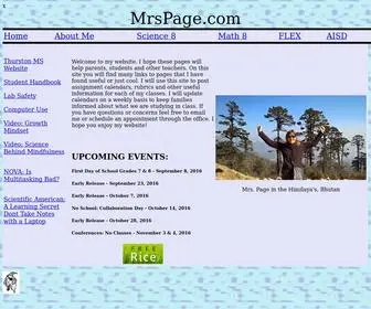 MRspage.com(MrsPage) Screenshot