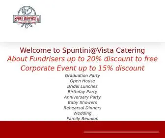 MRspuntini.com(Spuntini@Vista Catering) Screenshot