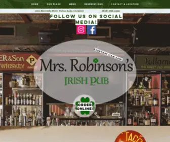 MRsrobinsonsirishpub.com(Robinson's Irish Pub) Screenshot