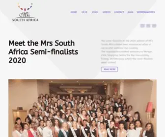 MRssouthafrica.co.za(Mrs South Africa) Screenshot