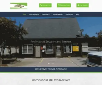 MRstoragenc.com(Storage) Screenshot