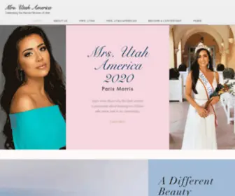 Mrsutahamerica.com(Pageant) Screenshot