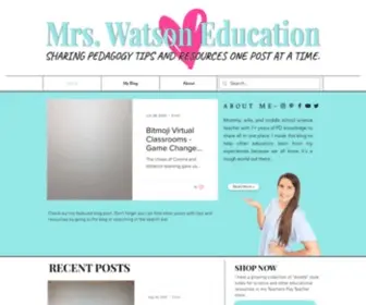 MRswatsoneducation.com(Featured Teachers Pay Teachers Products) Screenshot