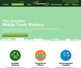 MRtruckwashing.com(Seattle Truck Fleet Washing Services) Screenshot