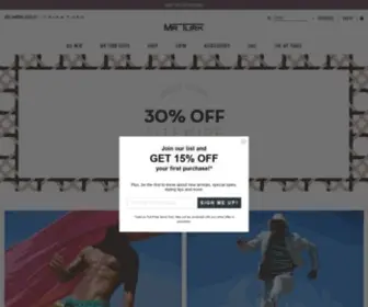 Mrturk.com(Designer Men's Clothing) Screenshot