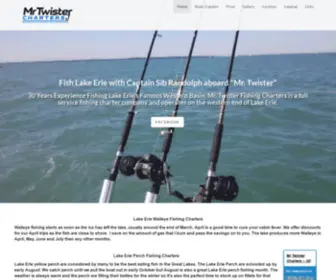 MRtwistercharters.com(Lake Erie Fishing Charters) Screenshot