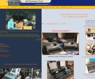 MRTypewriter.net(Typewriters) Screenshot