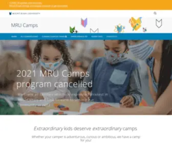 Mrucamps.ca(MRU Camps) Screenshot